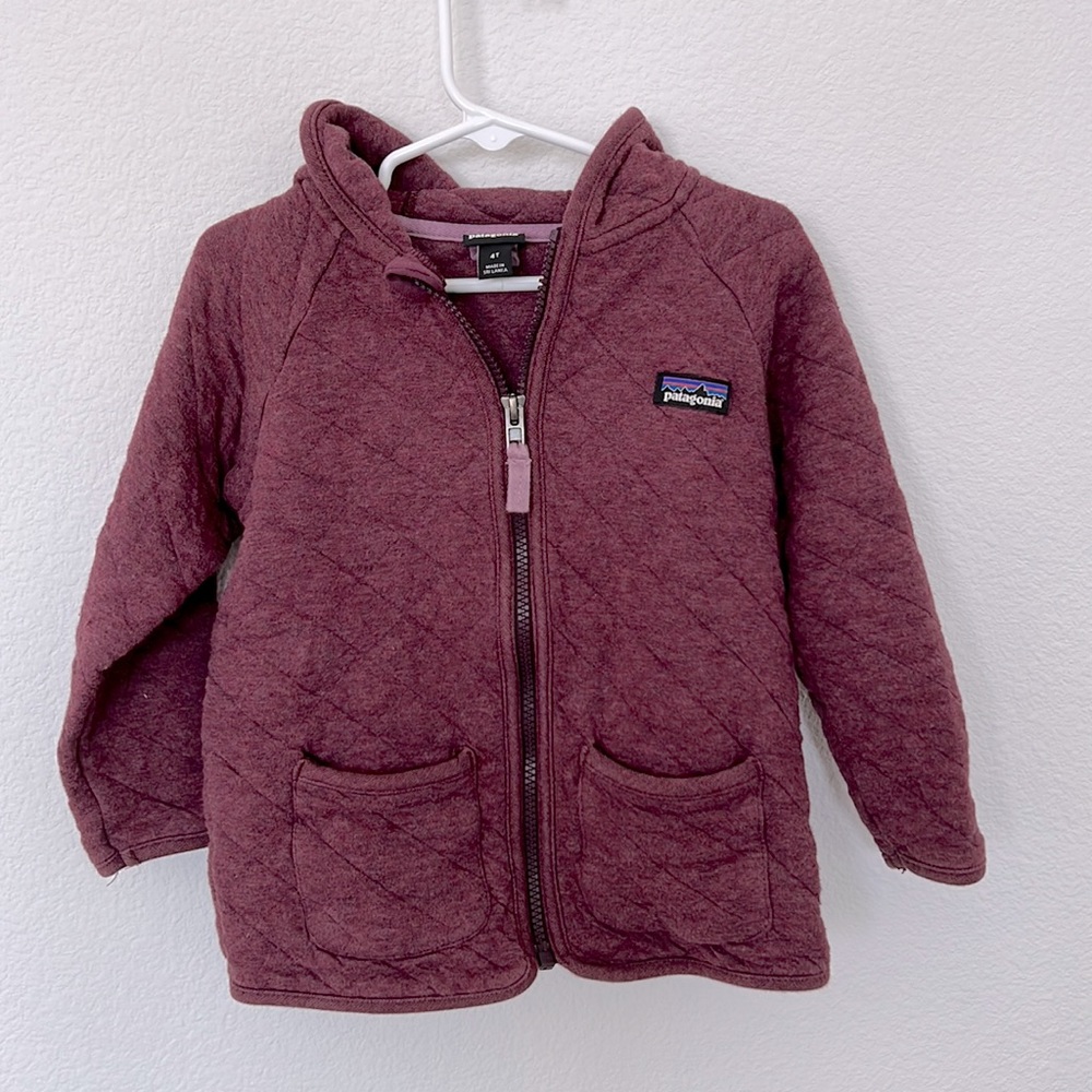 Patagonia girls zip up hoodie size 4